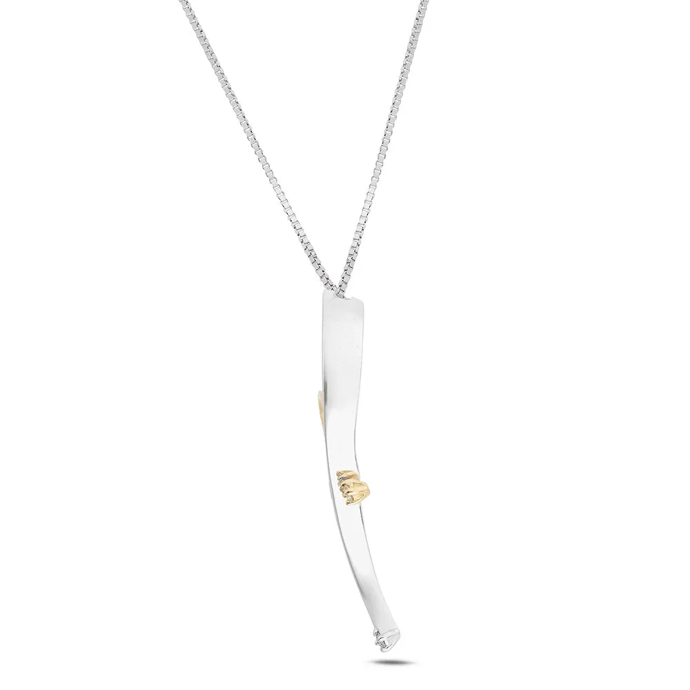 SINICO Batticuore collana cuore oro diamanti