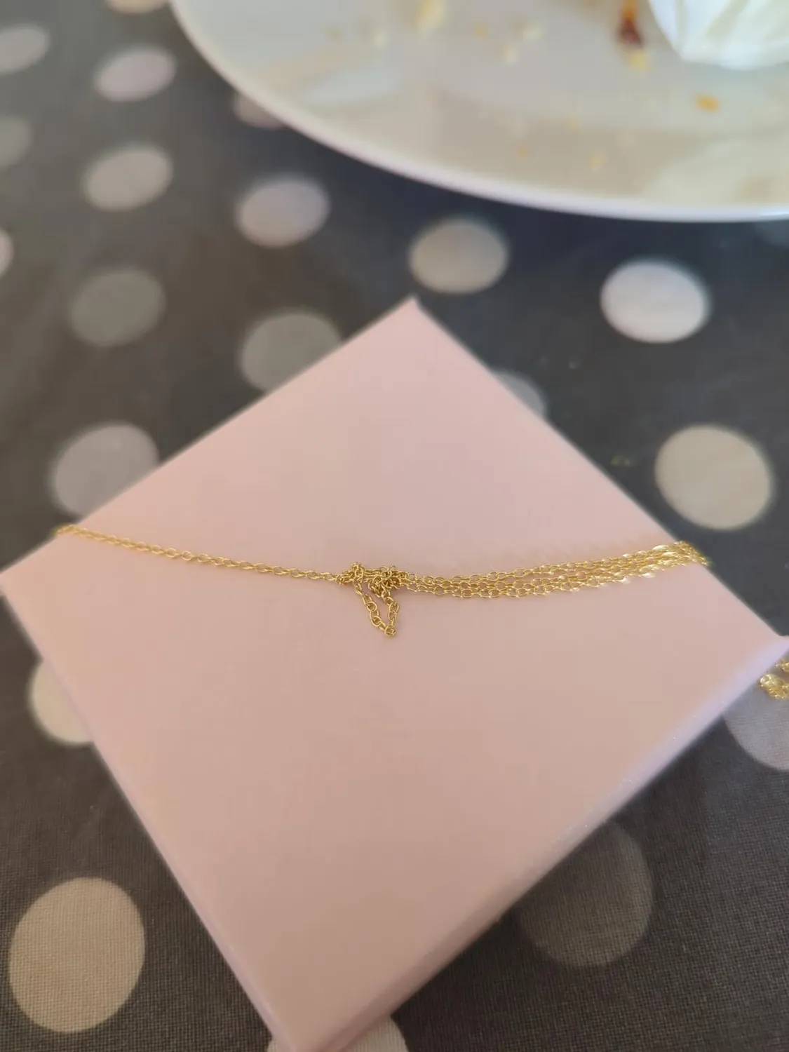 KEZEF Catena collana argento 925 oro 18K maglia ovale 1,3 mm