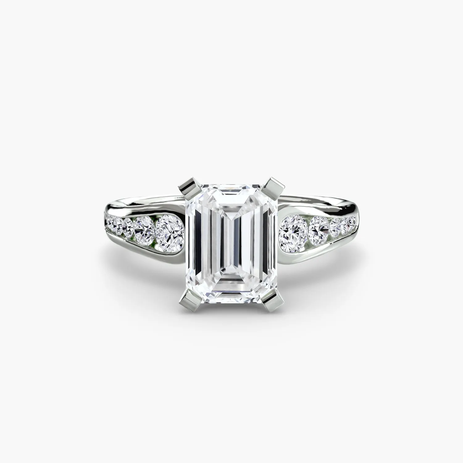 Sinico Solitaire Pavé 2 anello oro giallo 18kt tondo