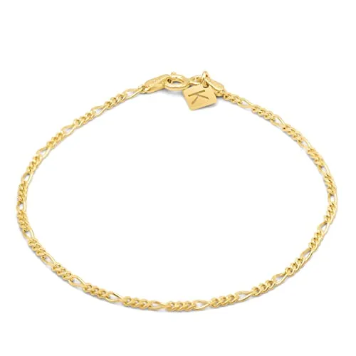 KEZEF Catena catenina 2 mm argento sterling oro rosa