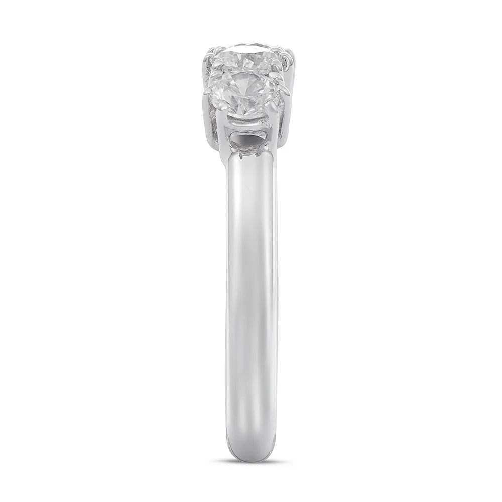 Sinico Trilogy Classico 6 Griffe Anello Oro Bianco 13 Zirconi
