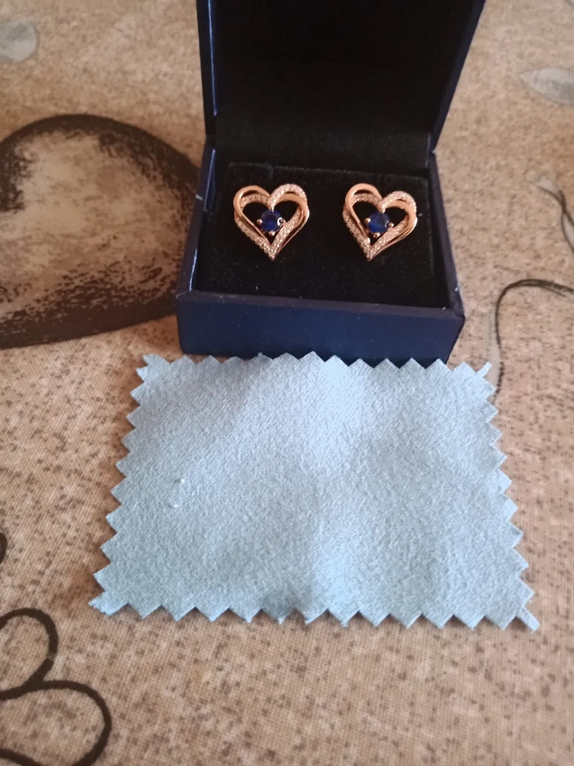 CDE Cuore orecchini argento 925 oro bianco