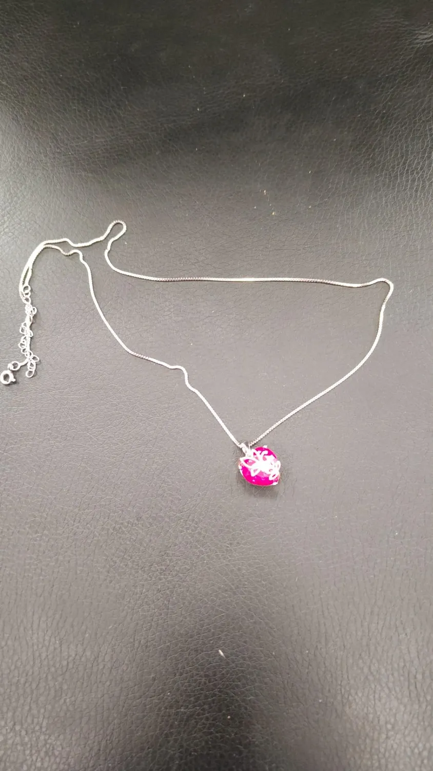 YL Rosa Farfalla Cuore collana argento 925 luglio