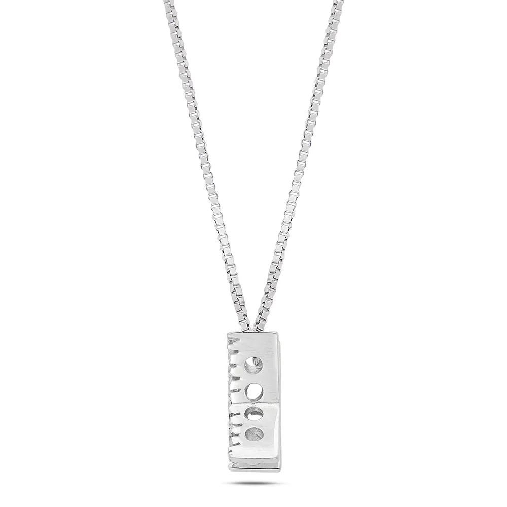 Sinico Letters K Piccola collana oro diamanti