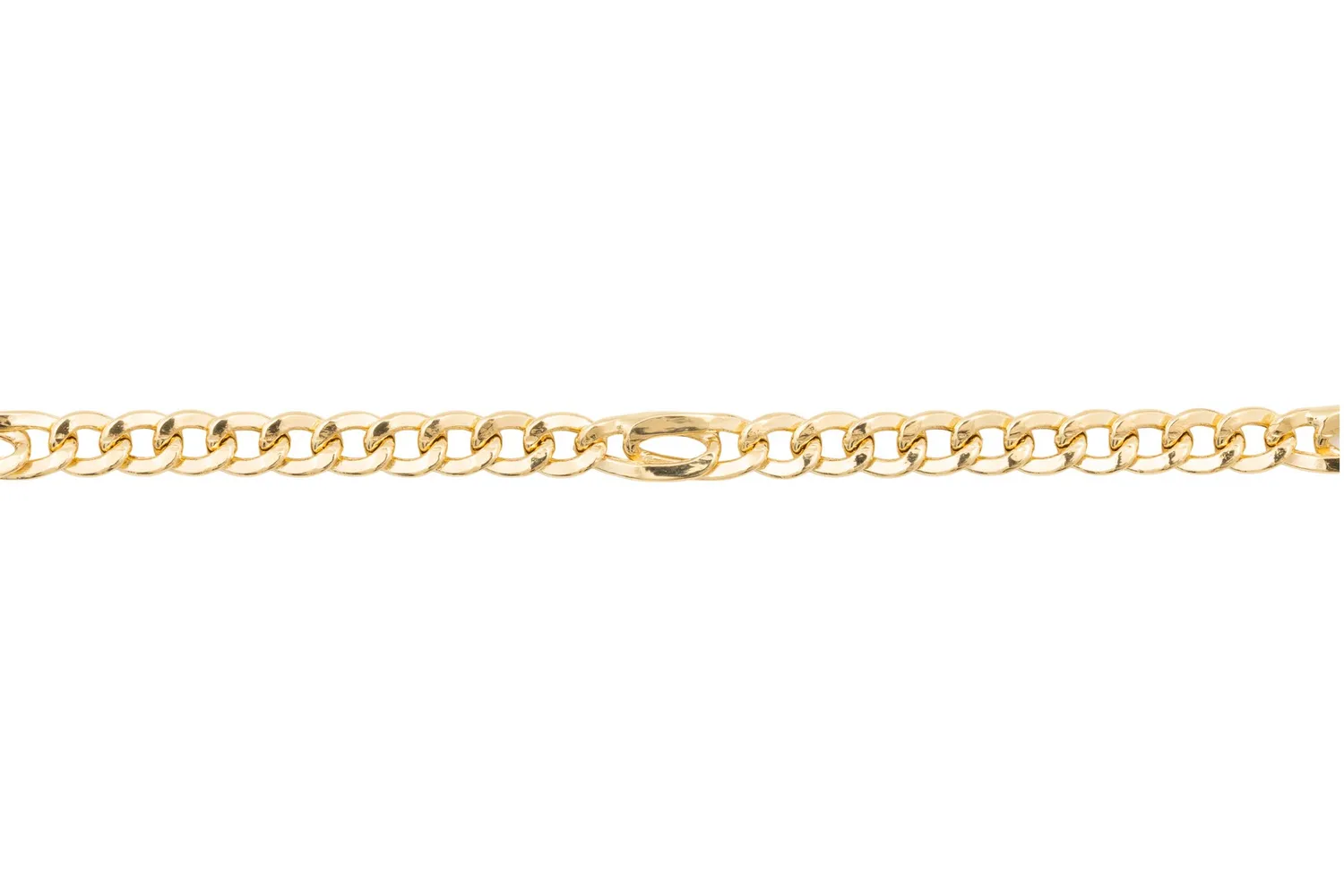Oromax Doppio Rombo Alternato Collana Oro 18kt 3,3 mm