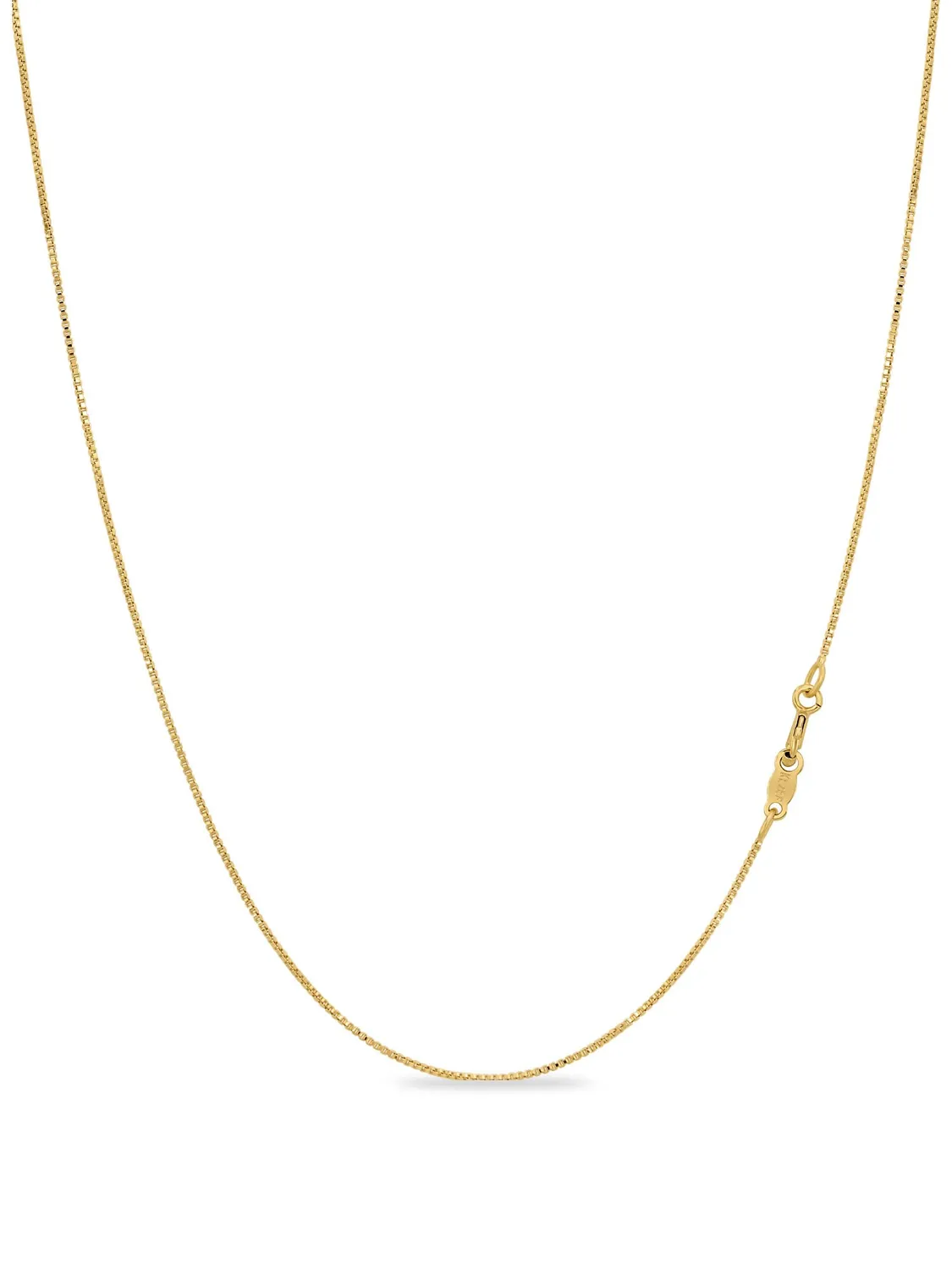 Kezef collana catena argento 925 placcato oro 61 cm