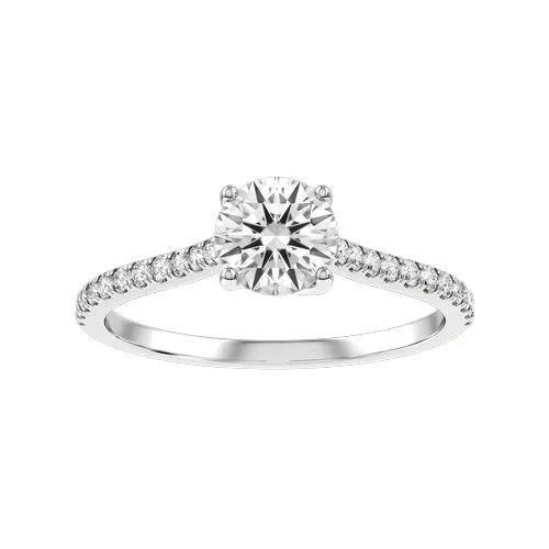 Sinico Solitari anello fidanzamento diamante 0,90ct misura 12,5
