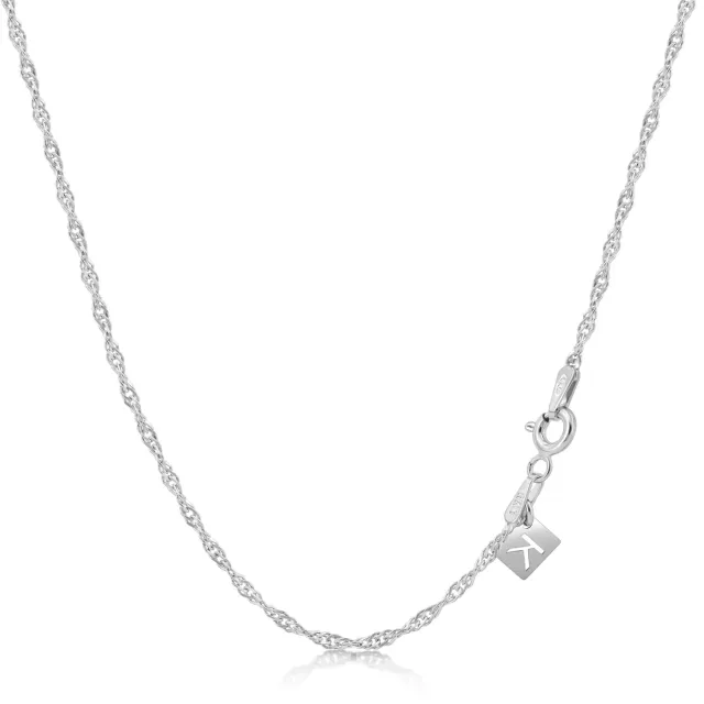 KEZEF Singapore Twist catenina argento 2 mm