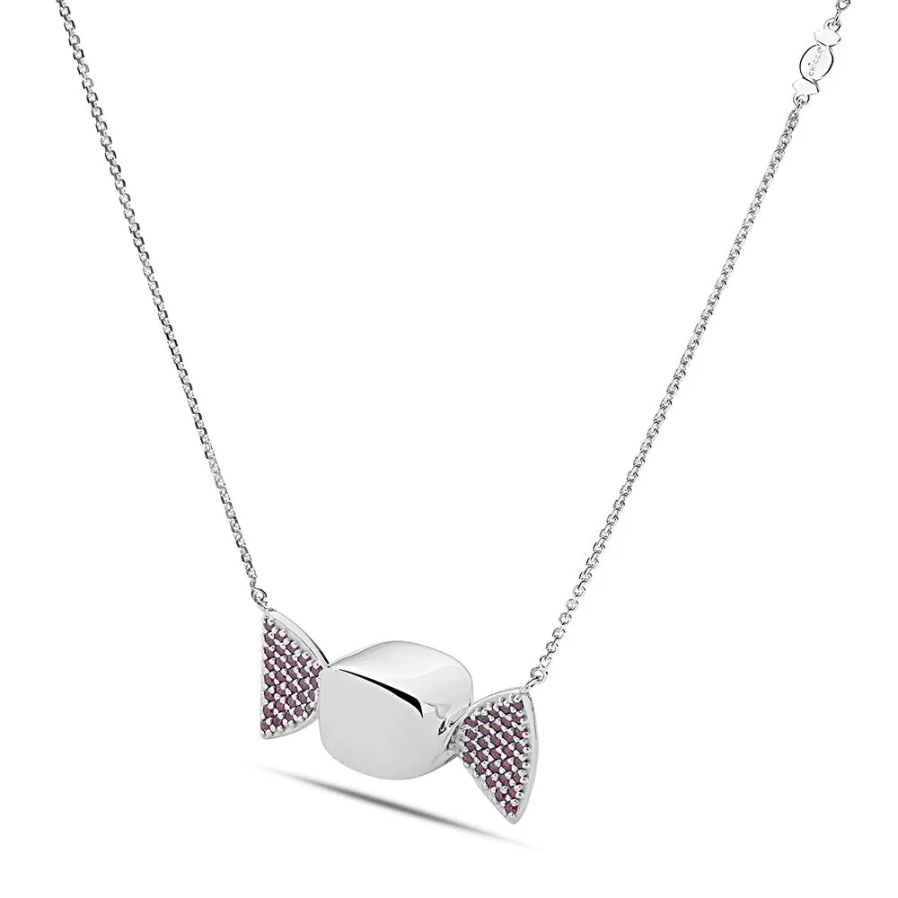 Sinico Chicca Sugar Easy Red collana argento rossa