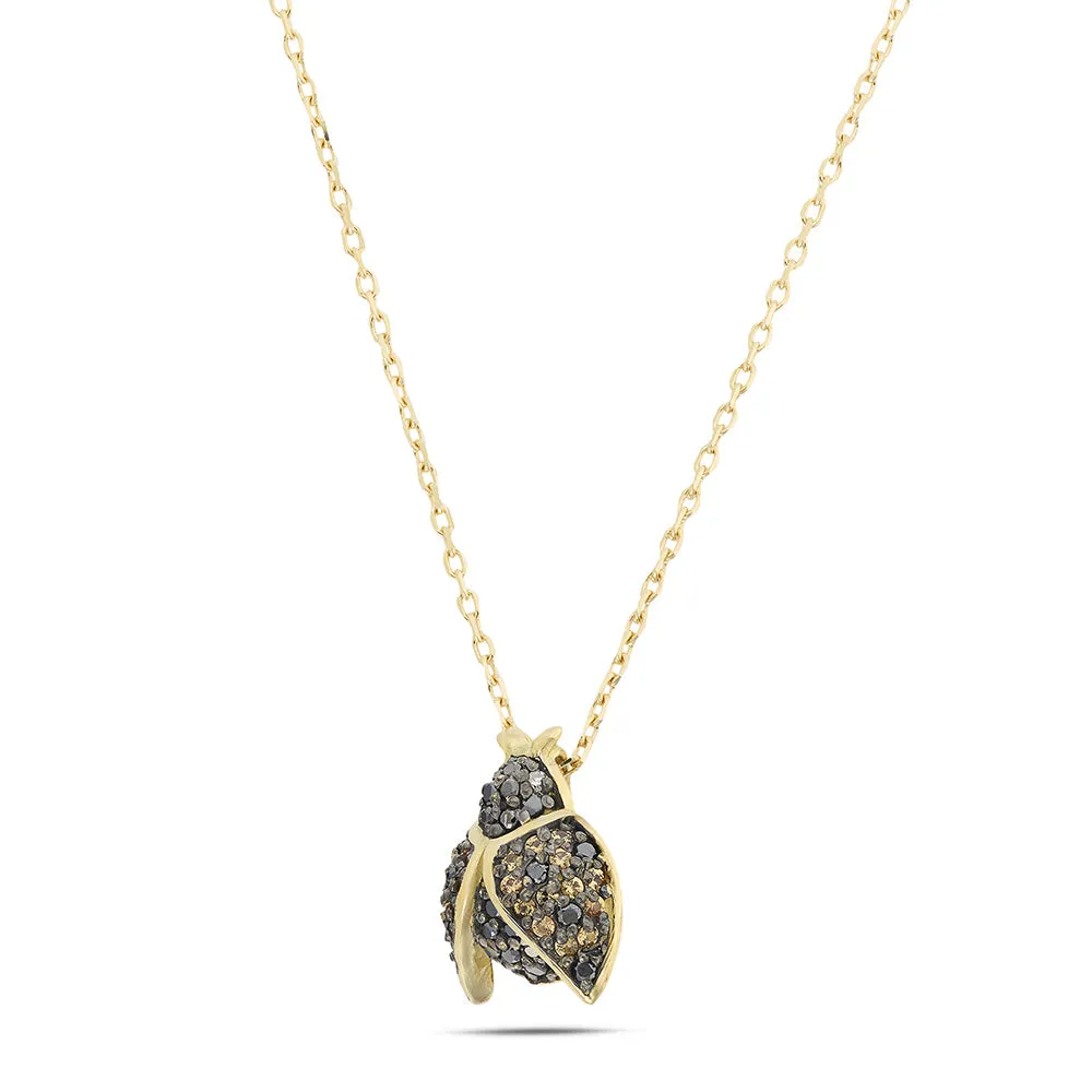 Sinico Good Luck collana coccinella oro 42 cm diamanti