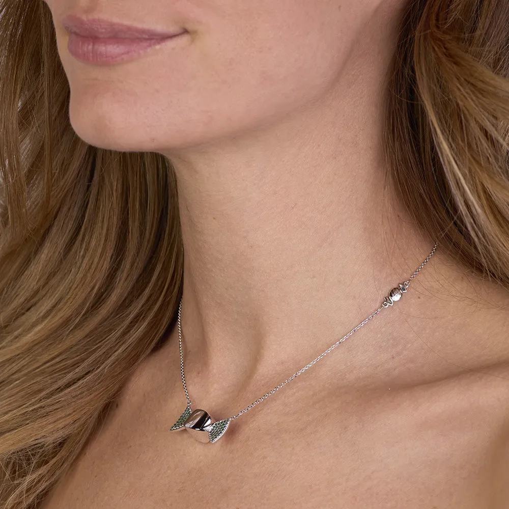 Sinico Chicca Sugar Easy Green collana argento 925 verde
