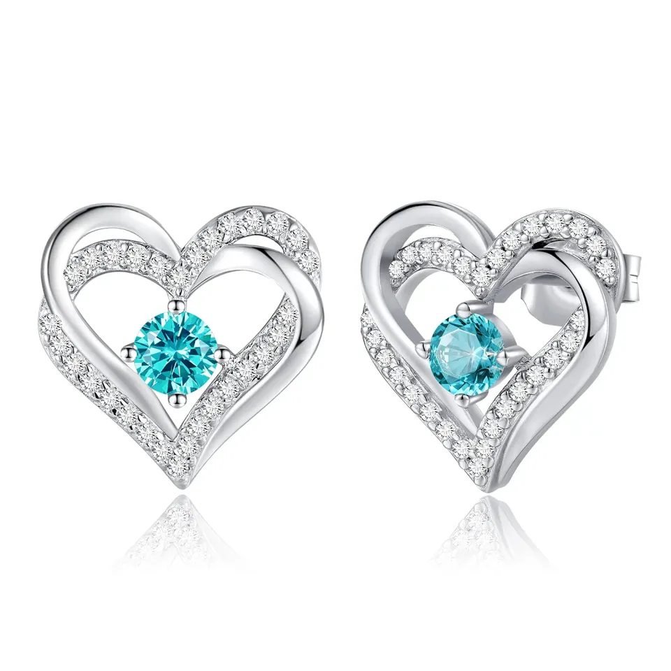 CDE Birthstone Orecchini Argento 925 Dicembre