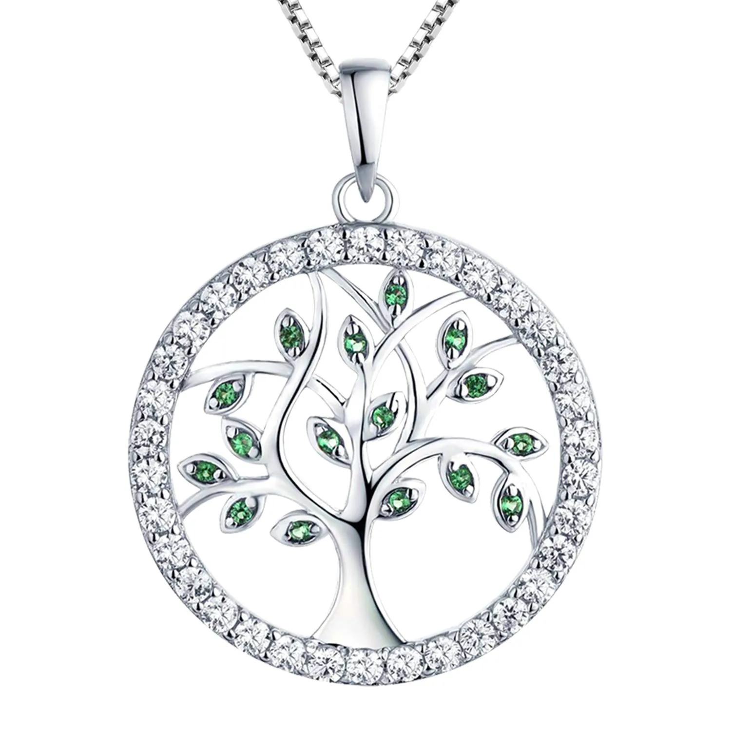 YL Albero della Vita collana argento 925 colorato