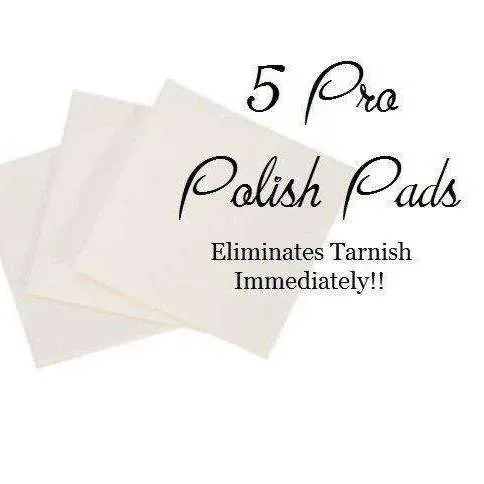WordsByHeartCo panni lucidanti antiossidante 5 pezzi gioielli