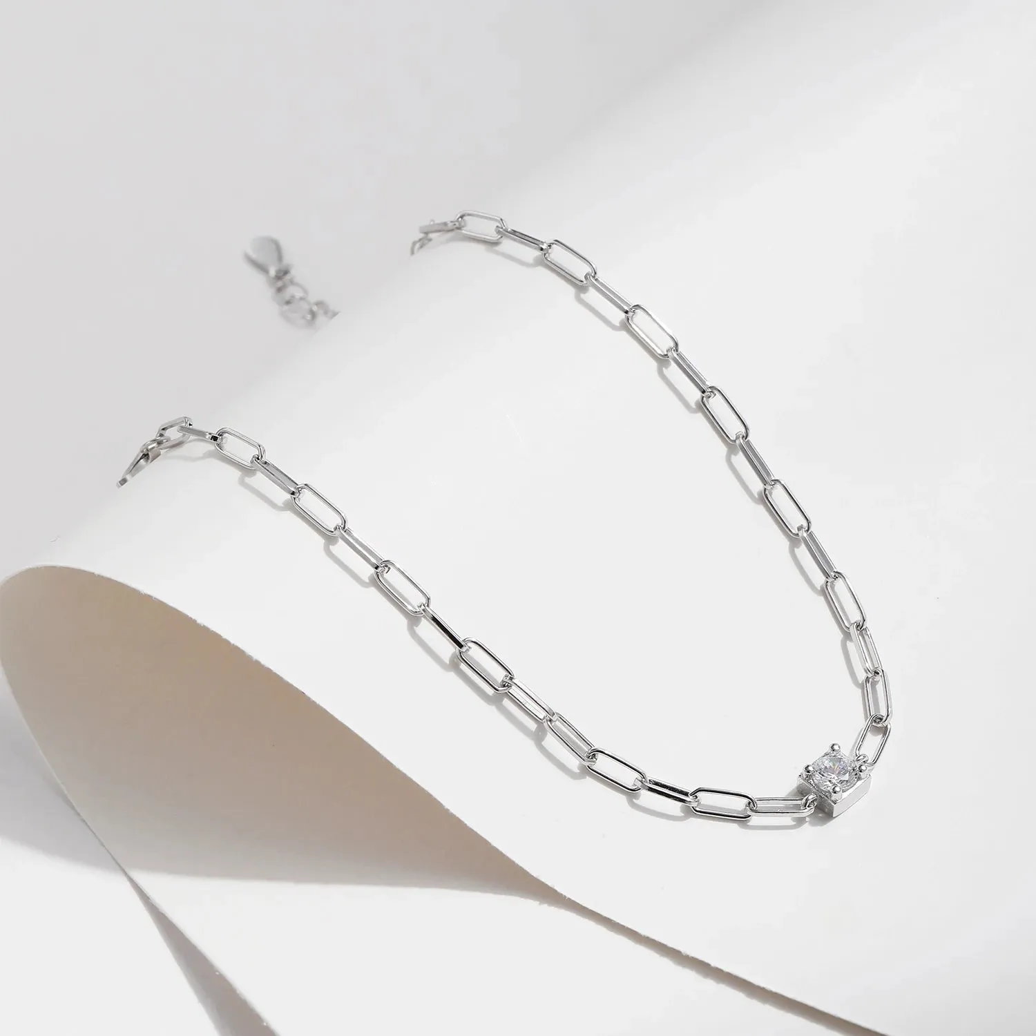 MODIAN Moissanite Luxury Chain bracciale argento 925 0,30 ct