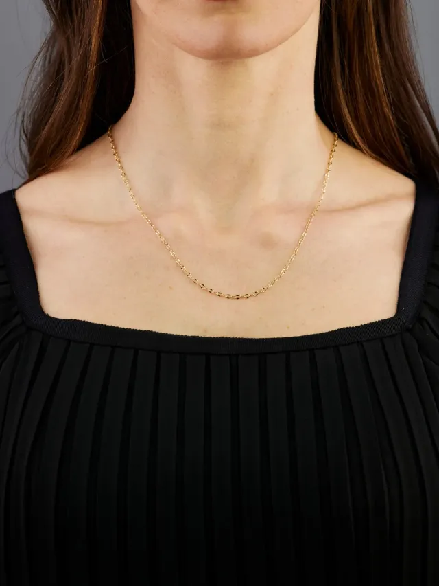 Oromax Forzatina collana oro 18kt vuota 2,20 mm