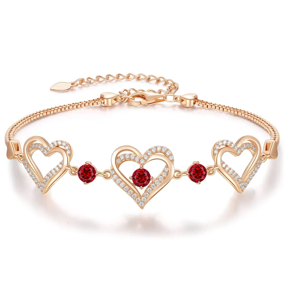 CDE Dolce Bracciale Argento 925 Cuore Mamma Moglie Regalo