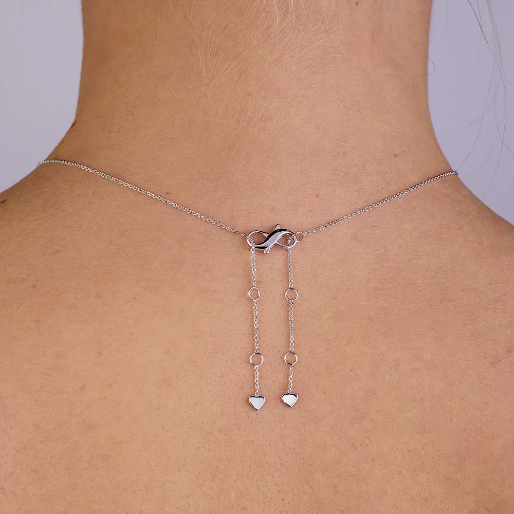 Sinico Chicca Sugar collana argento 925 zirconia rosa