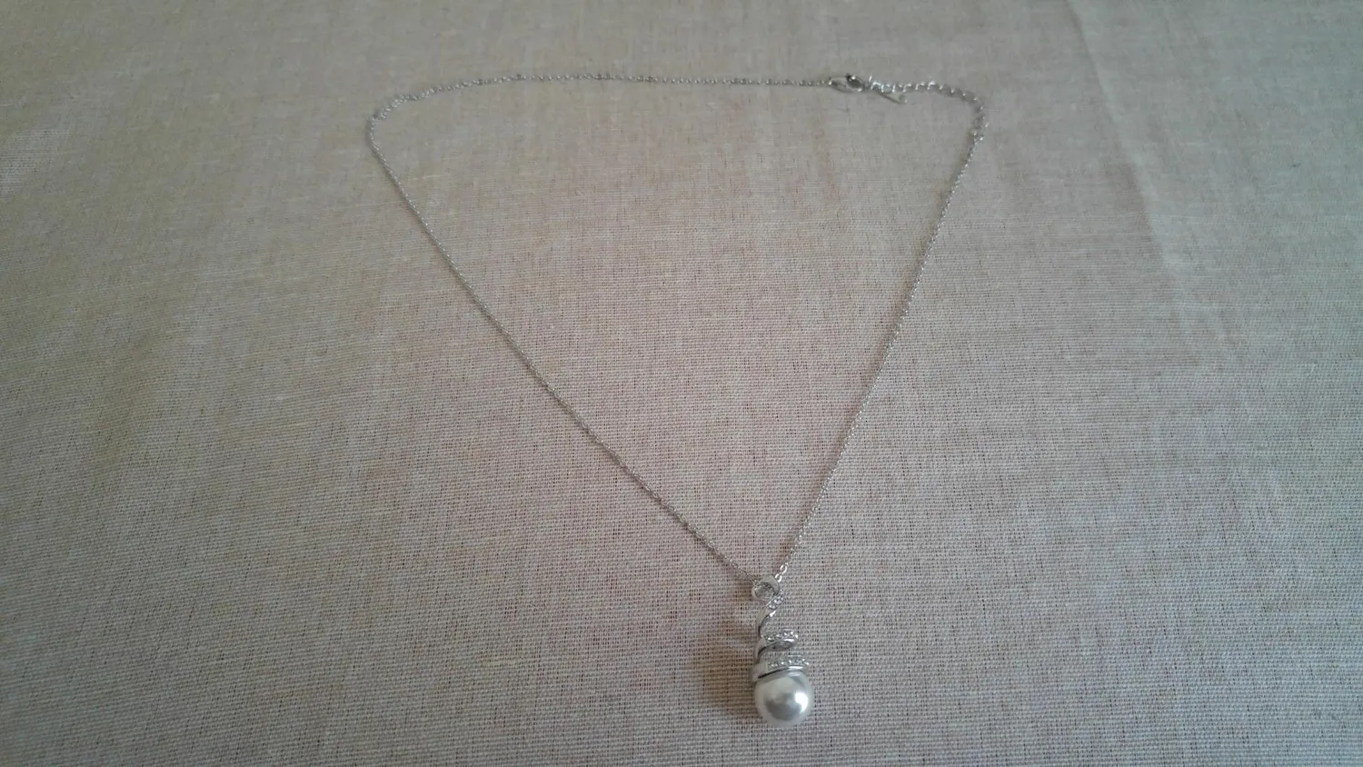 CDE Sei l'unico collana oro rosa perle Swarovski