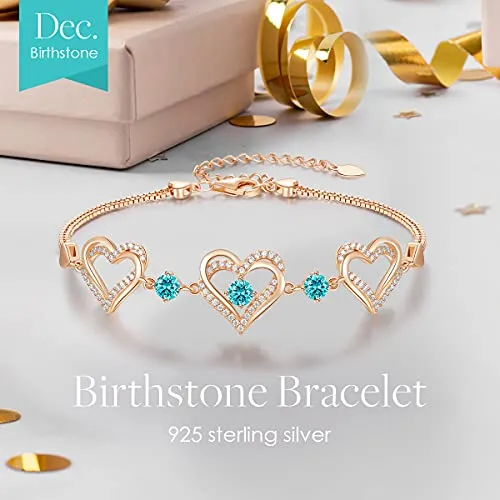 CDE Amore Bracciale Argento 925 Cuore Placcato Bianco