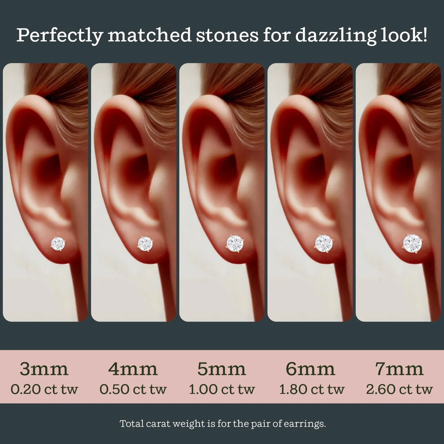 Kezef orecchini argento 925 zirconia 3 mm placcato oro