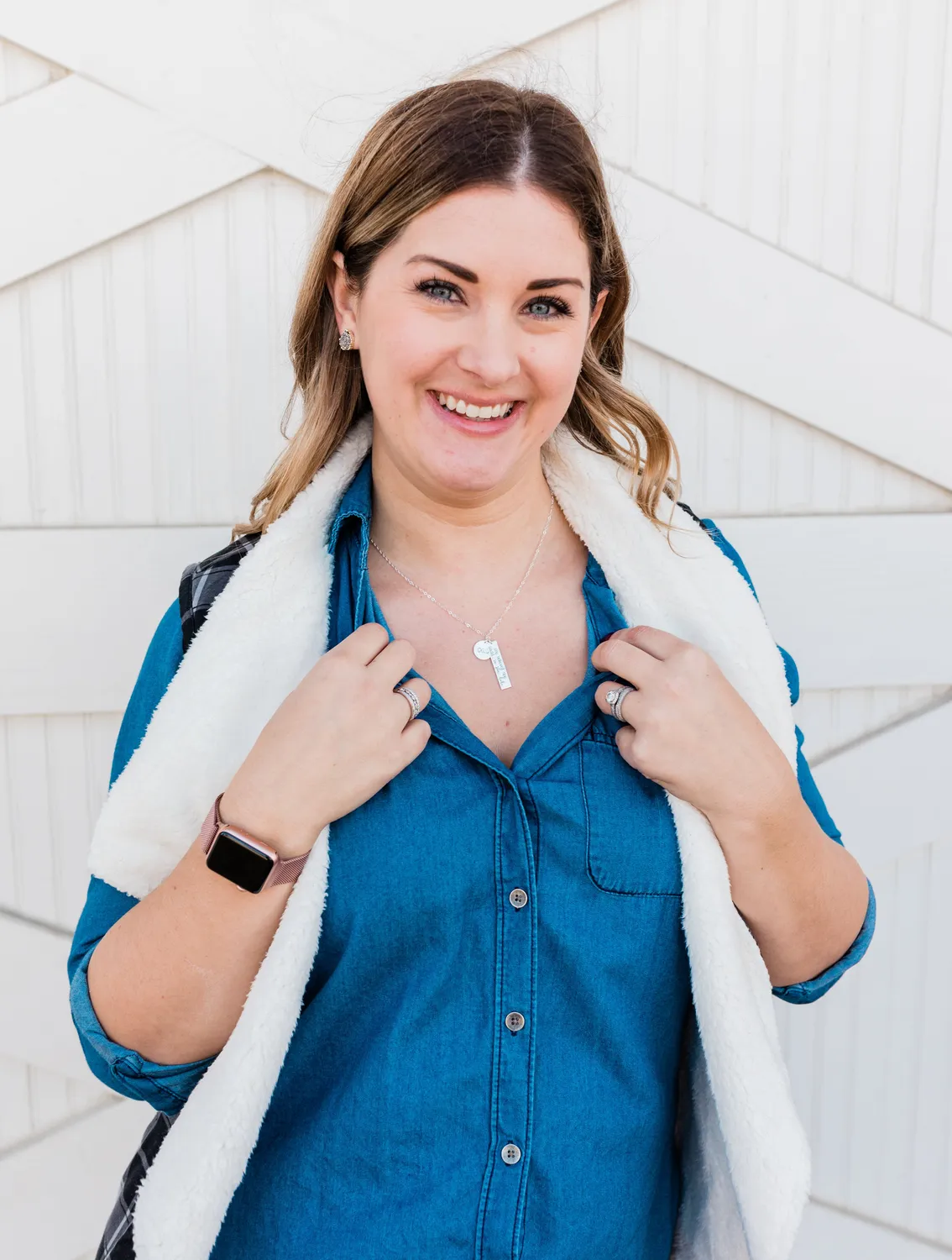 WordsByHeartCo She Believed collana runner argento incisa
