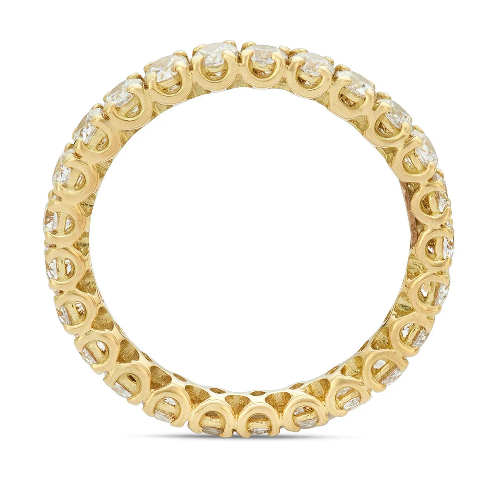 Sinico Eternity archetto anello oro giallo misura 14 zirconia