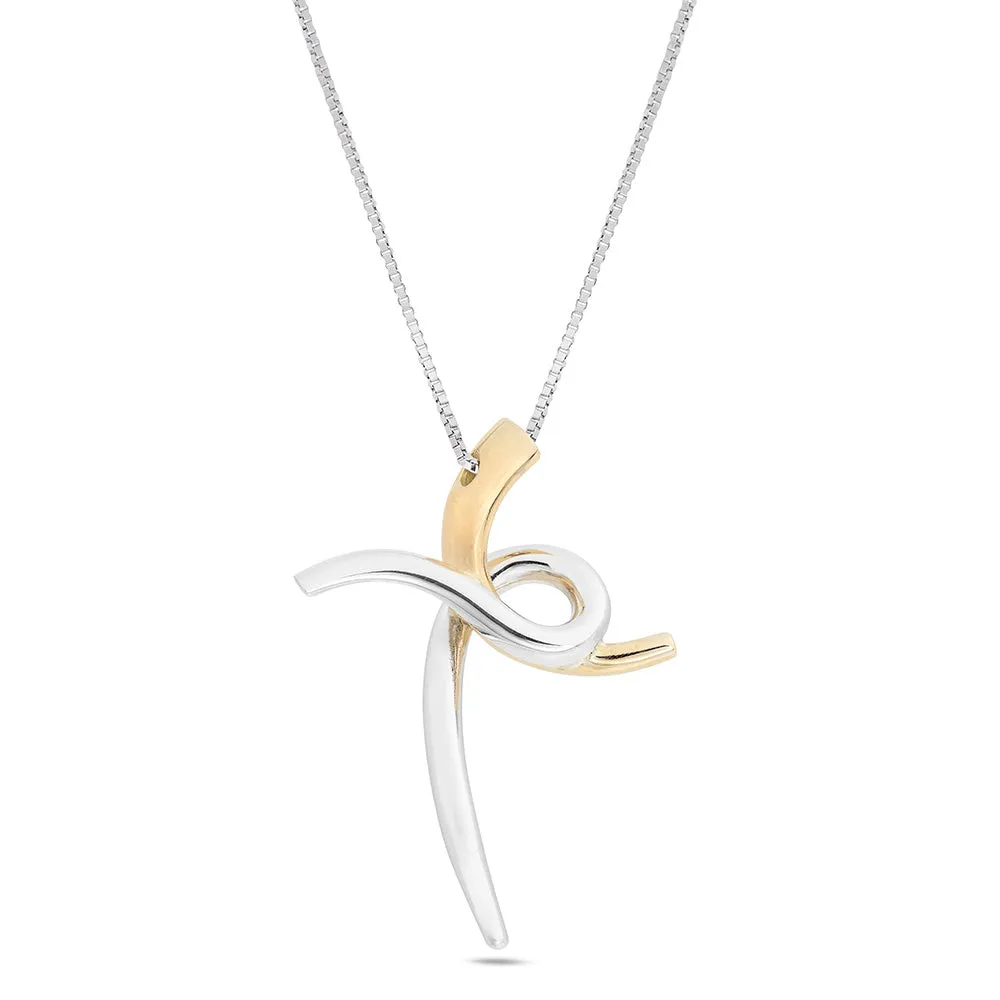 SINICO Mistica Croce collana oro 18Kt diamanti 42 cm