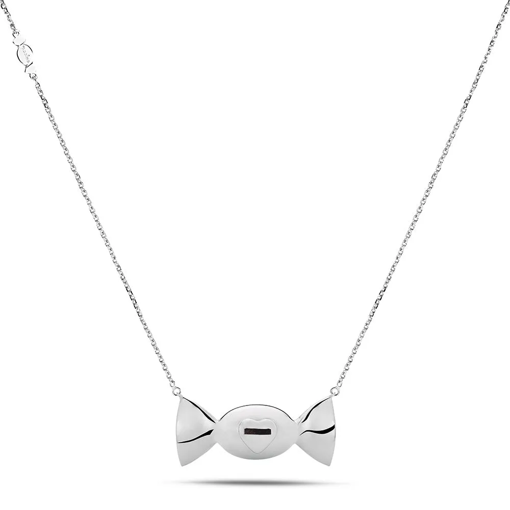 Sinico Chicca Honey Easy White collana argento 925 zirconi