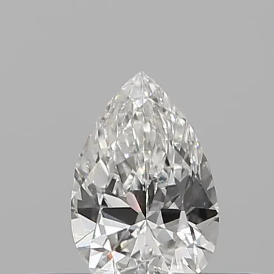 Sinico Solitari 0.07ct Pear diamante naturale F VS2 IGI