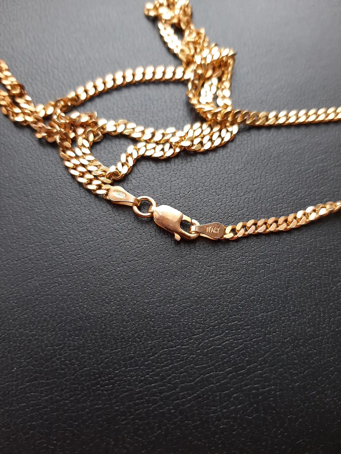 Kezef Cubana collana oro 3 mm 45 cm 18 pollici