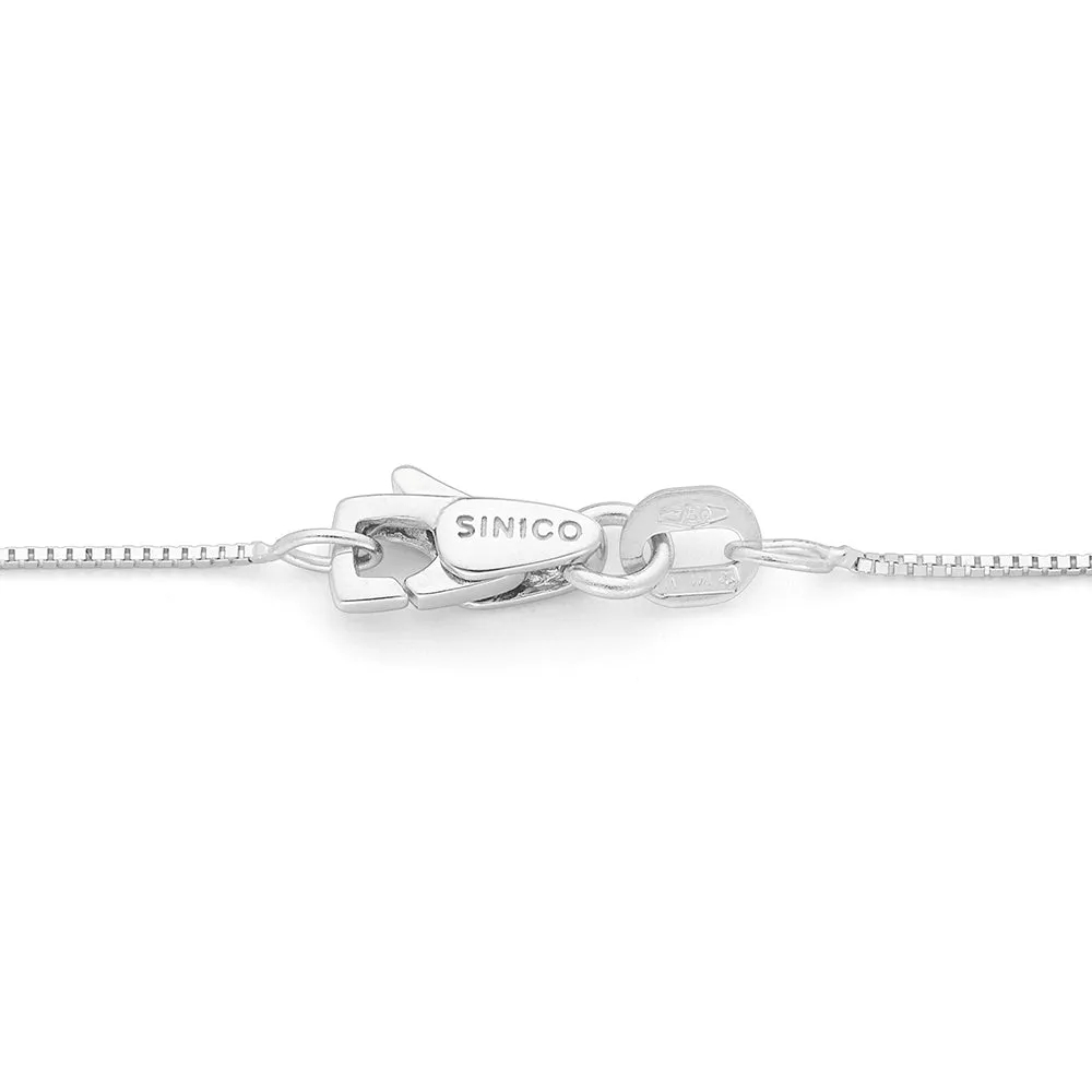 Sinico Flowers Classic fiore piccolo collana oro smeraldi diamanti
