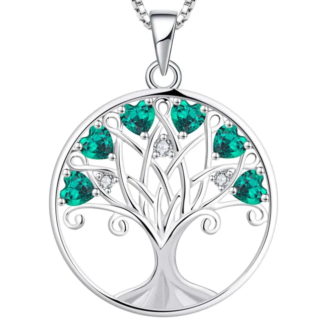 YL Albero della Vita collana argento 925 45+3 cm