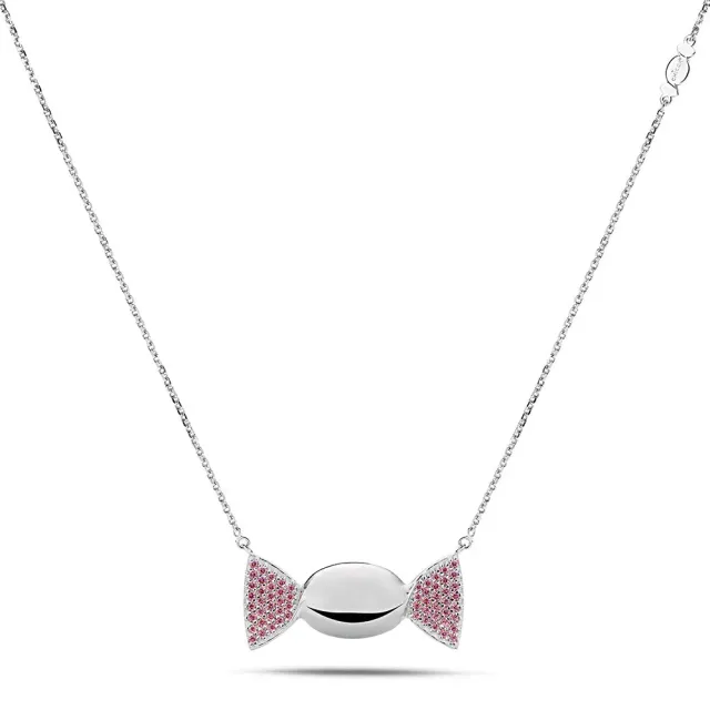 Sinico Chicca Honey Easy collana argento zirconia rosa