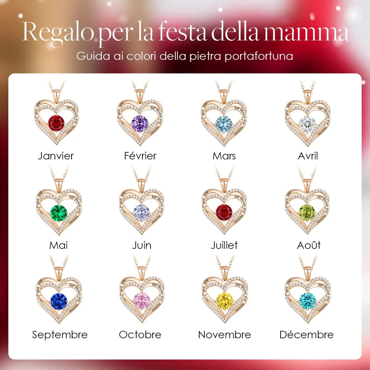 CDE Collana Cuore Argento Sterling 925 Donna