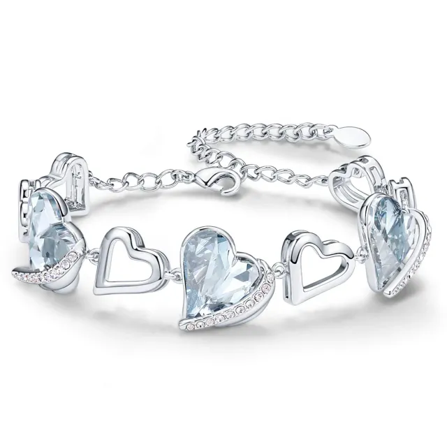 CDE Amore Cuore bracciale cuore placcato oro rosa