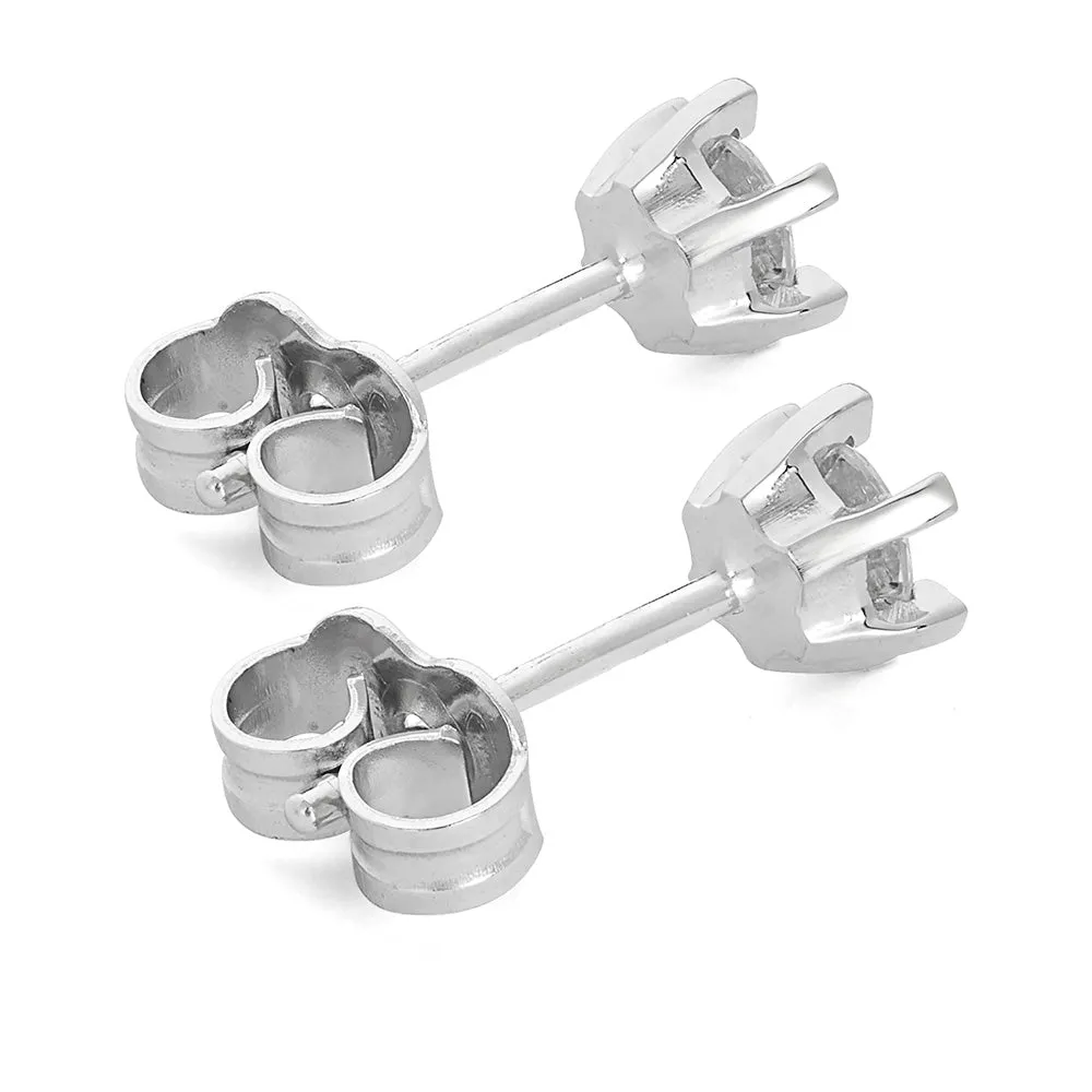 Sinico Prismia punto luce orecchini oro bianco 0,45 ct