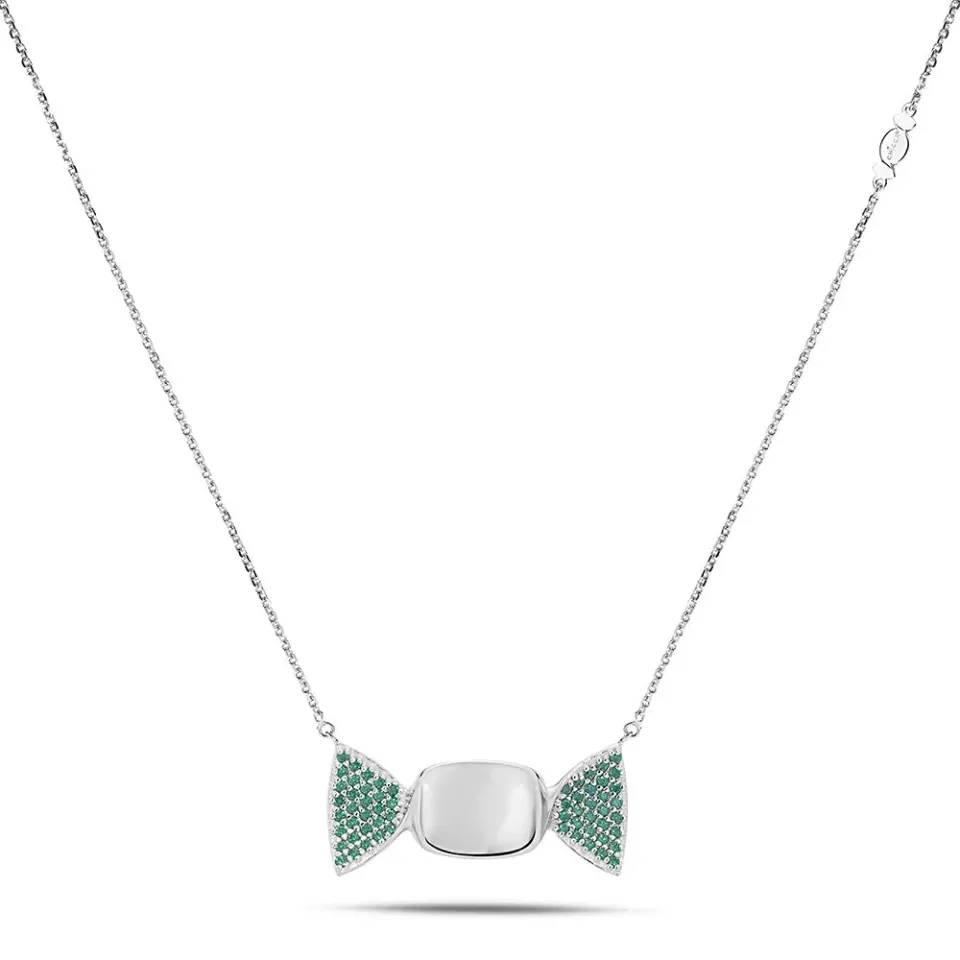 Sinico Chicca Sugar Easy Green collana argento 925 verde
