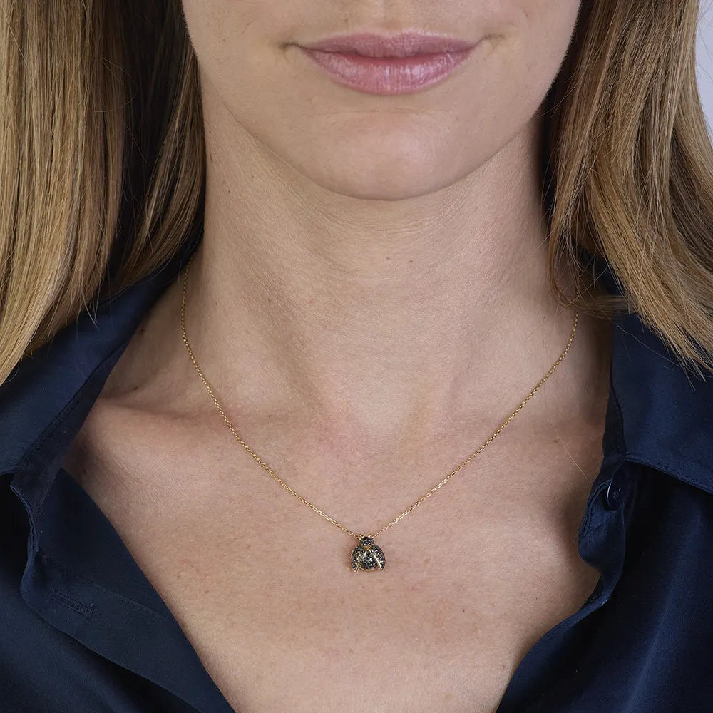 Sinico Good Luck collana coccinella oro 42 cm diamanti