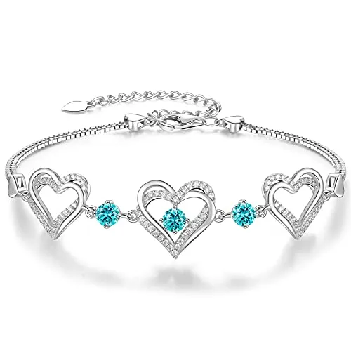 CDE Classico Bracciale Donna Argento 925 Cuore Zirconi