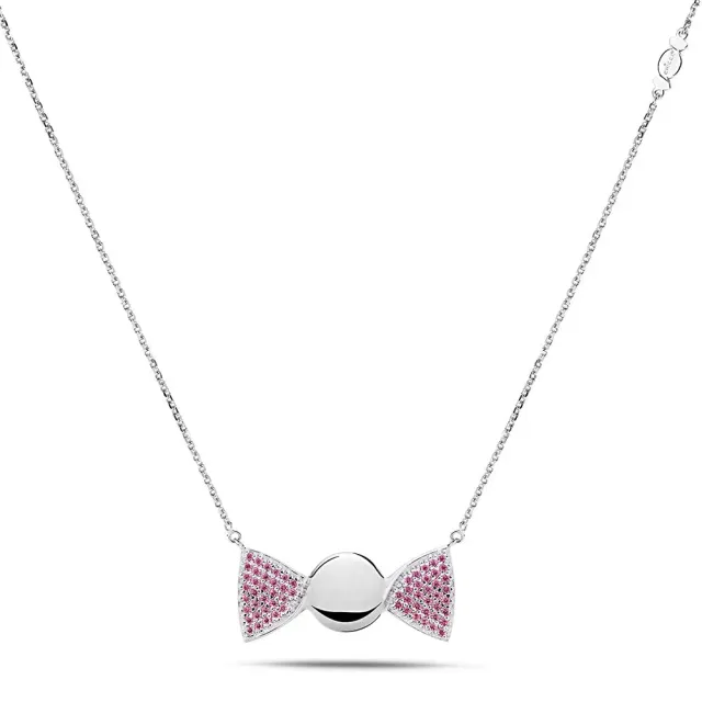 Sinico Chicca Cocoa Easy Fancy Pink collana argento rosa