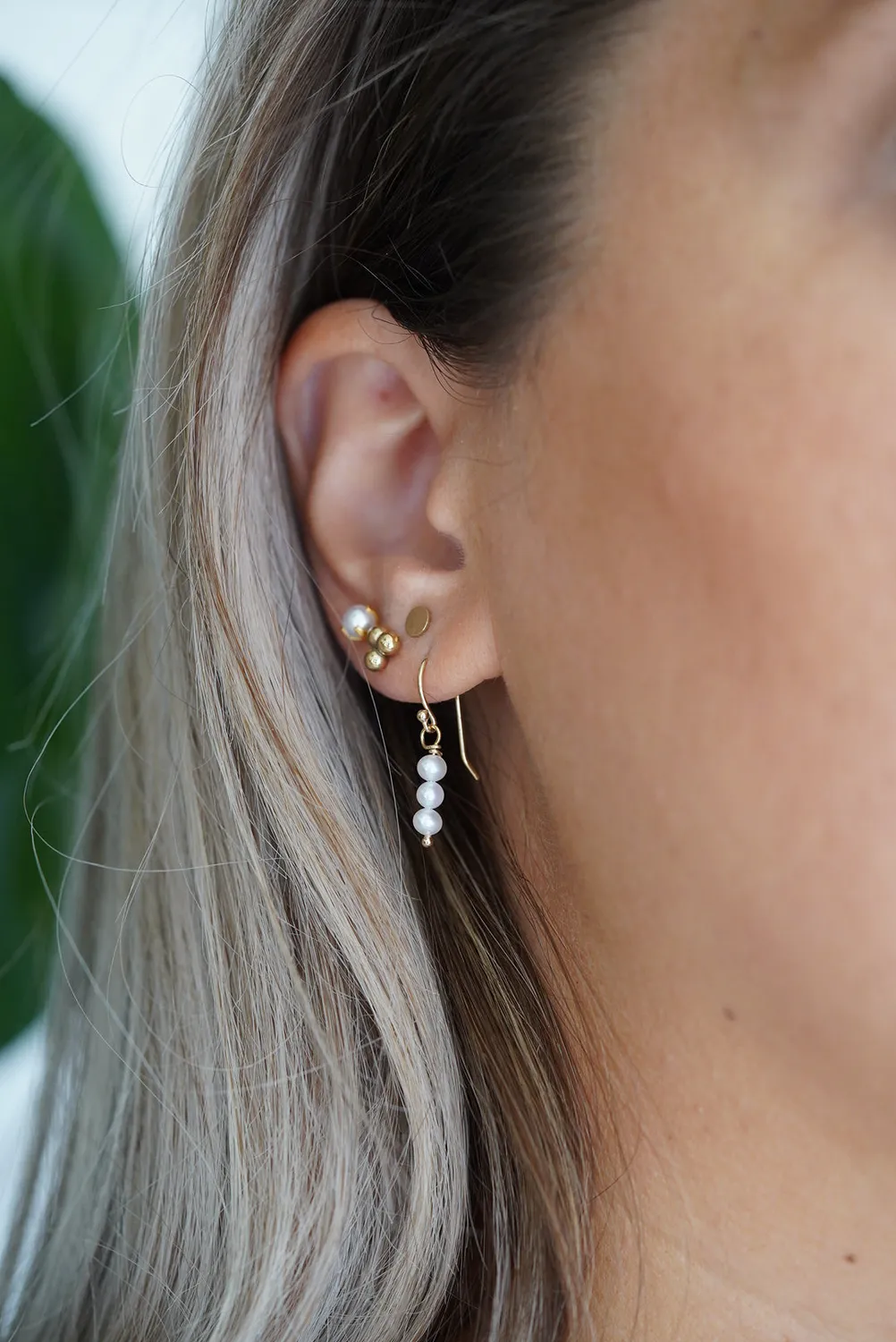 WordsByHeartCo Little Loves orecchini perla argento 925