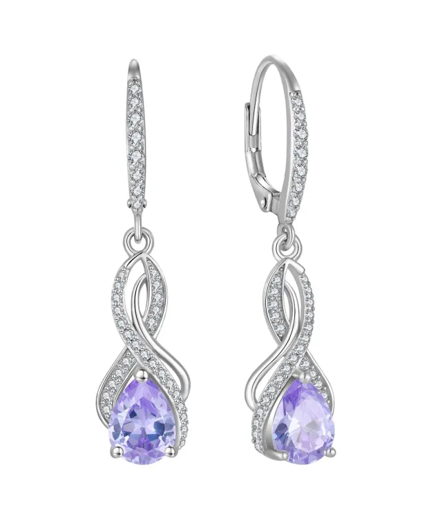 YL Nodo Orecchini Argento 925 Giugno Alessandrite