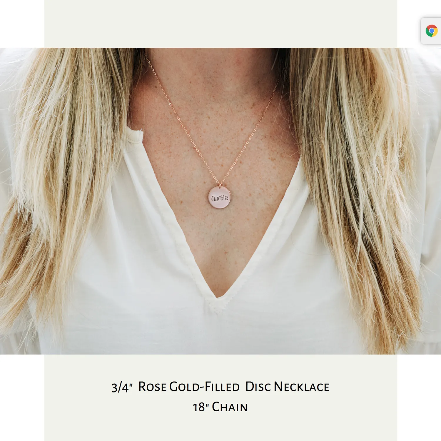 WordsByHeartCo Word of the Year collana disco argento 925 incisa