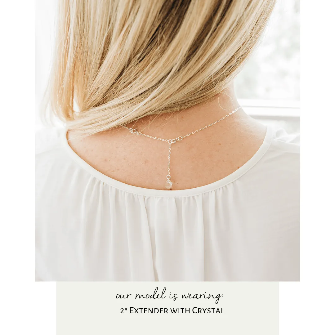 WordsByHeartCo Extender allunga collana 1 pollice senza cristallo