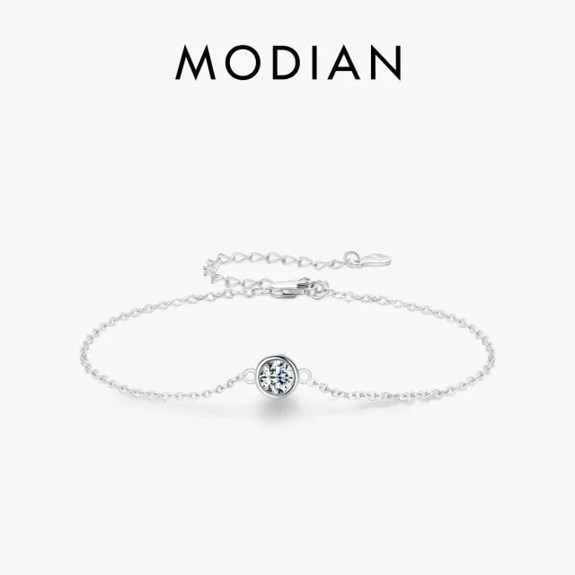 MODIAN Classic Chain Charms bracciale argento 925 0,5 ct