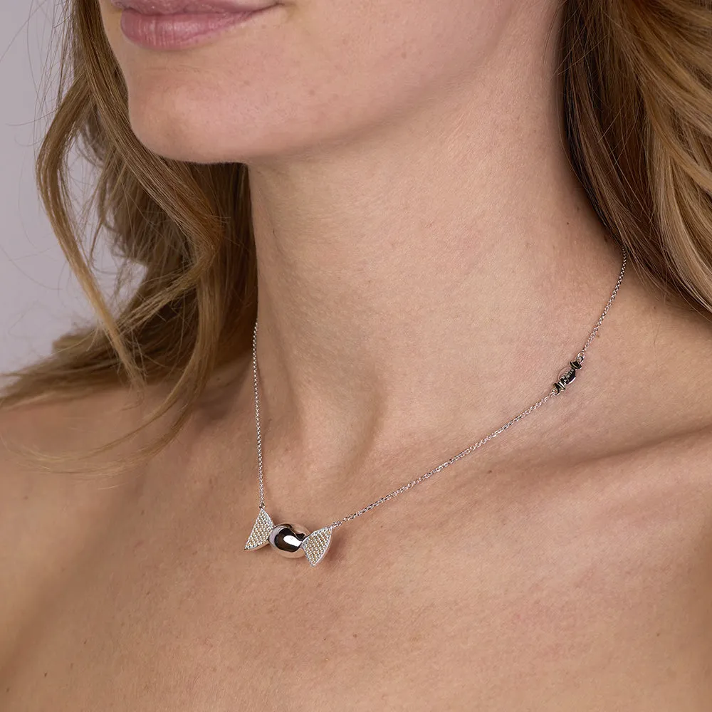 Sinico Chicca Honey collana argento zirconi gialli Easy