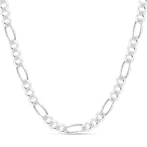 KEZEF Collana Uomo Argento Sterling 10 mm Massiccia