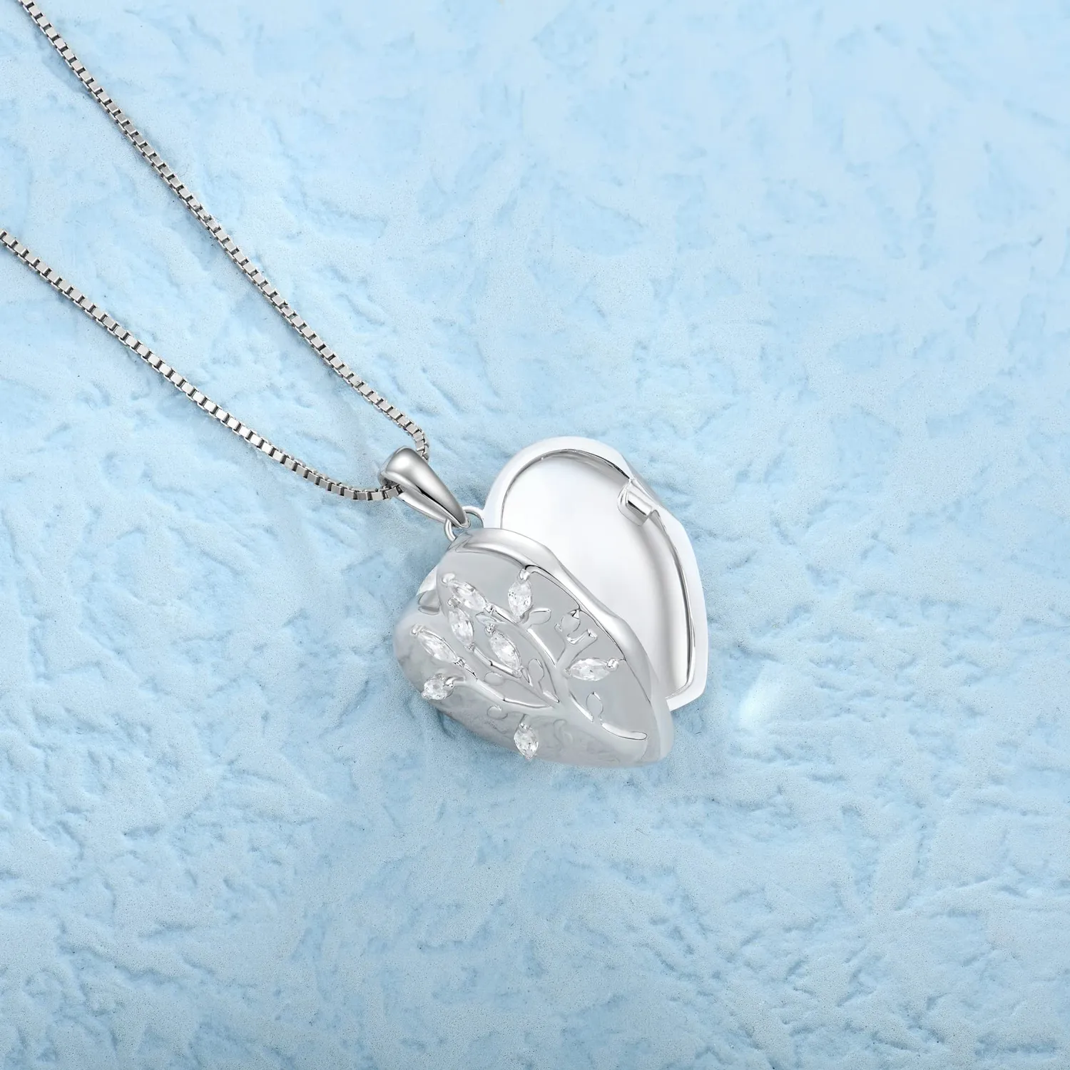 YL Albero della Vita medaglione argento 925 cuore
