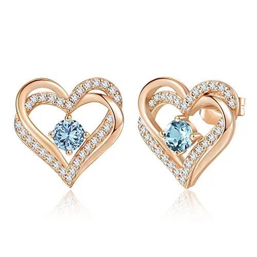 CDE Cuore orecchini a lobo argento 925 da regalare